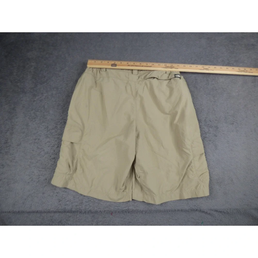The North Face Mens Khaki Tan Nylon Cargo Hiking Shorts Small Regular S/P